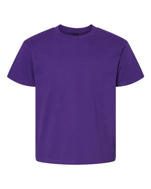 Youth Softstyle® T-Shirt - Purple Front