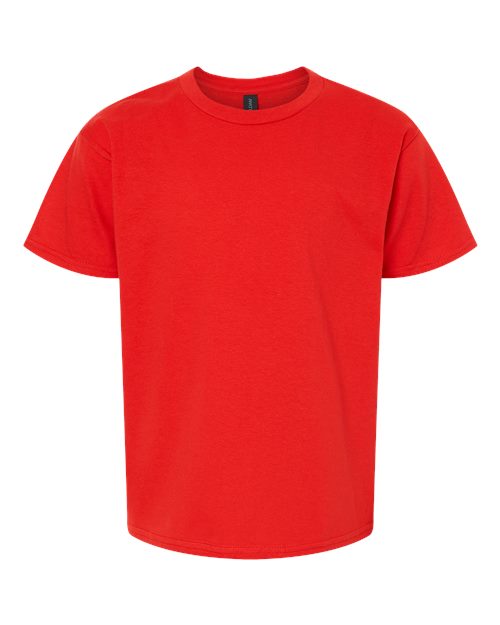 Youth Softstyle® T-Shirt - Red Front