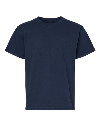 Youth Softstyle® Midweight T-Shirt - Navy Front