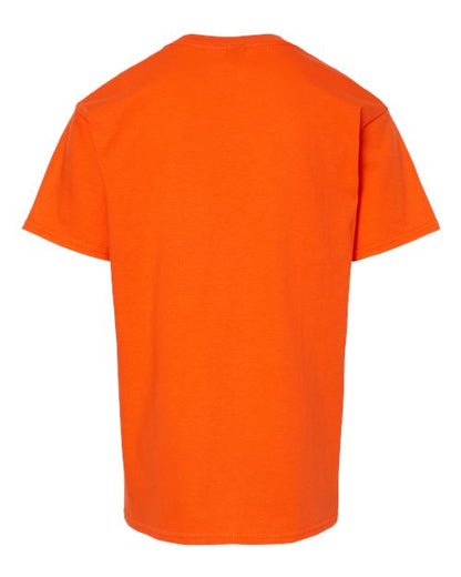 Youth Softstyle® Midweight T-Shirt - Orange Back