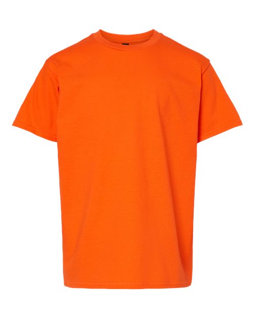 Gildan Youth Softstyle® Midweight T-Shirt - Orange Front