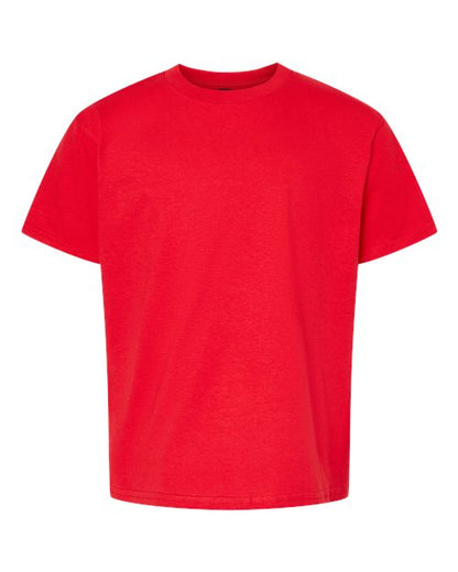 Gildan Youth Softstyle® Midweight T-Shirt - Red Front