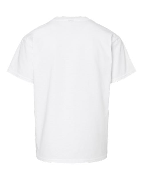 Youth Softstyle® Midweight T-Shirt - White Back