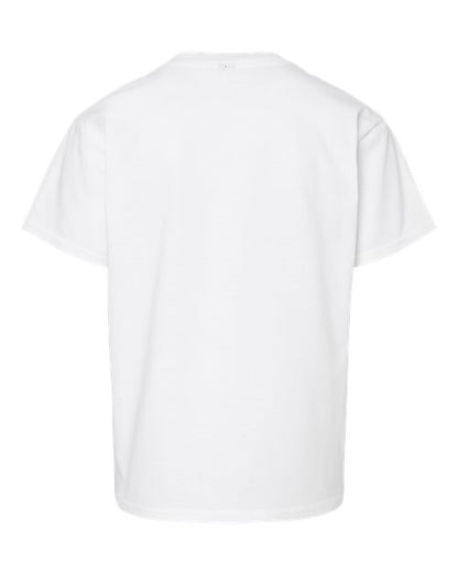 Youth Softstyle® Midweight T-Shirt - White Back