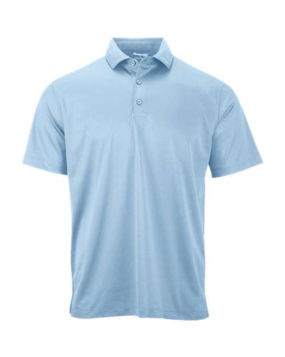 Paragon Men's Preakness Micro Mesh Polo - Blue Mist Front