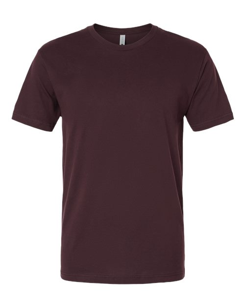 Next Level Unisex Cotton Tee - Oxblood Front