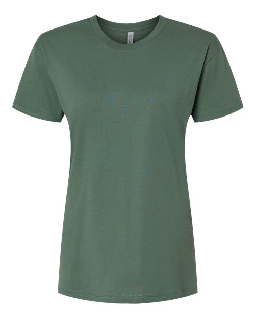 Next Level Women's Cotton Relaxed Tee - Royal Pine Front