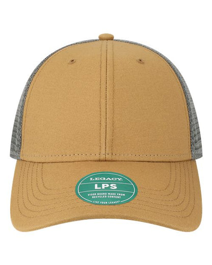 LEGACY Lo-Pro Snapback Trucker Cap - Caramel/ Dark Grey Front