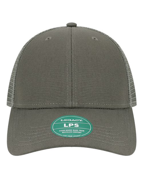 LEGACY Lo-Pro Snapback Trucker Cap - Dark Grey/ Dark Grey Front