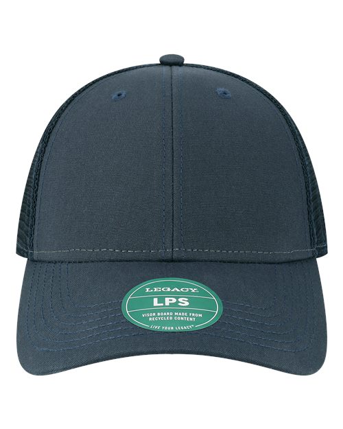 LEGACY Lo-Pro Snapback Trucker Cap - Navy/ Navy Front