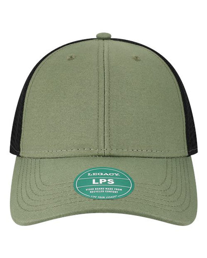 LEGACY Lo-Pro Snapback Trucker Cap - Olive/ Black Front