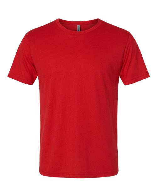 Next Level Unisex Triblend Tee - Red Front