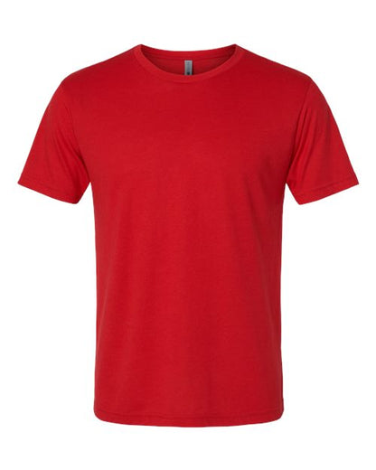 Next Level Unisex Triblend Tee - Red Front