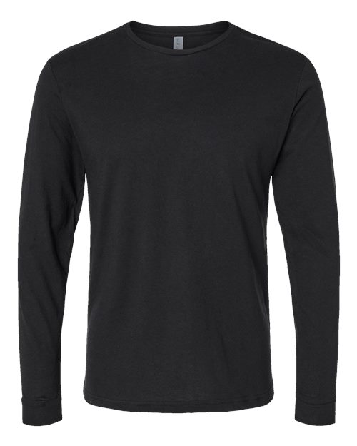 Next Level Unisex CVC Long Sleeve Tee - Black Front