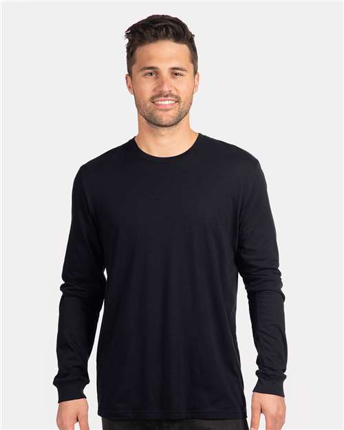 Next Level Unisex CVC Long Sleeve Tee - Model Front