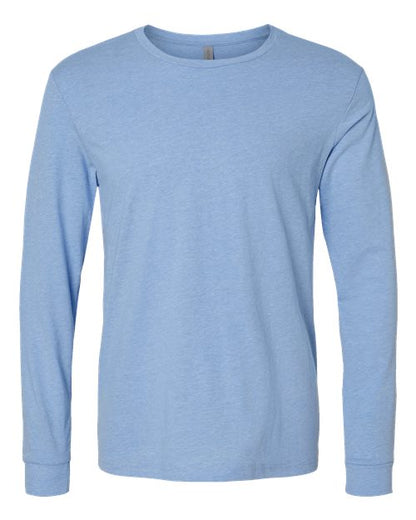 Next Level Unisex CVC Long Sleeve Tee - Heather Columbia Blue Front