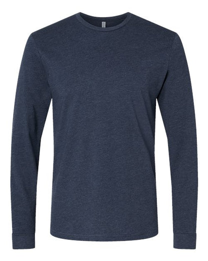 Next Level Unisex CVC Long Sleeve Tee - Midnight Navy Front