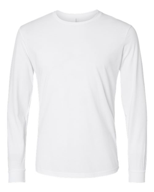 Next Level Unisex CVC Long Sleeve Tee - White Front