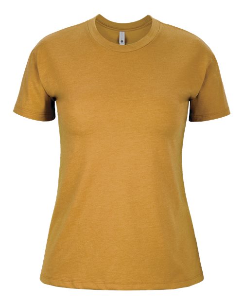 Next Level Women's CVC Relaxed Tee - Antique Gold Front
