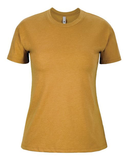Next Level Women's CVC Relaxed Tee - Antique Gold Front