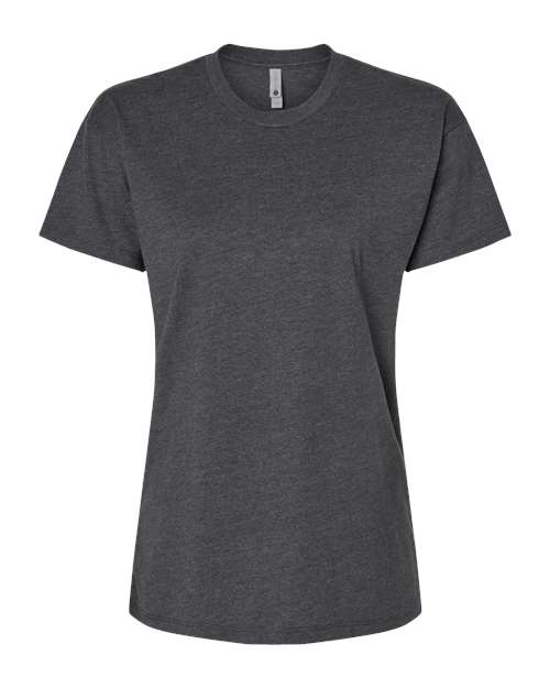 Next Level Women's CVC Relaxed Tee - Charcoal Front