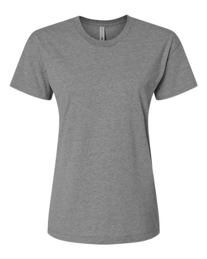 Next Level Women's CVC Relaxed Tee - Dark Heather Grey Front