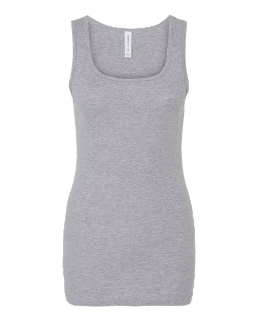 BELLA + CANVAS Women's Micro Rib Tank - Athletic Heather Front