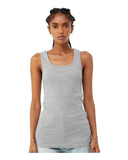 BELLA + CANVAS Women's Micro Rib Tank - Model Front