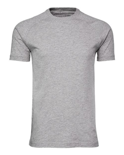 BELLA + CANVAS Men's Heather CVC Raglan Tee - Athletic Heather Front