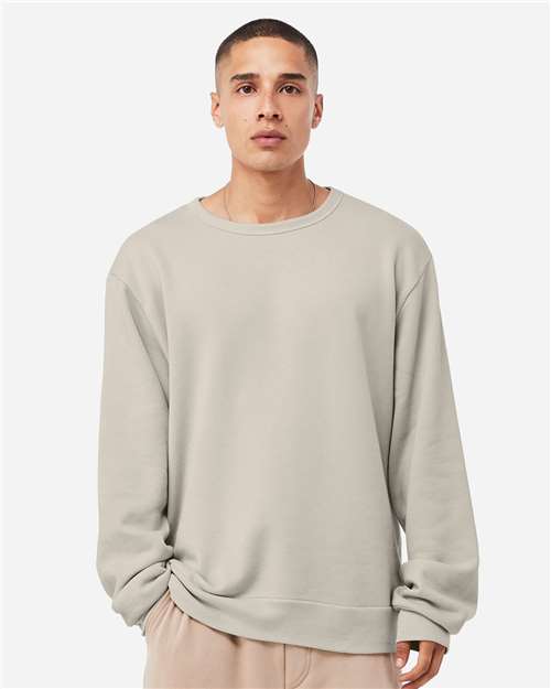 BELLA + CANVAS Unisex Sponge Fleece Classic Crewneck Sweatshirt - Model Front