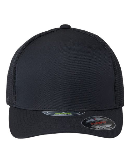 Flexfit Unipanel™ Trucker Cap - Black Front