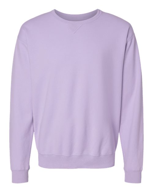 ComfortWash by Hanes Unisex Garment-Dyed Crewneck Sweatshirt - Future Lavender Front