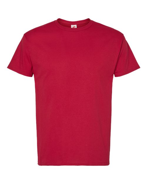 Hanes Unisex Essential-T T-Shirt - Athletic Crimson Front