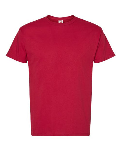 Hanes Unisex Essential-T T-Shirt - Athletic Crimson Front