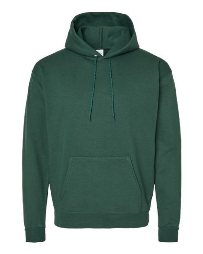 Hanes Unisex EcoSmart® Hooded Sweatshirt - Athletic Dark Green Front