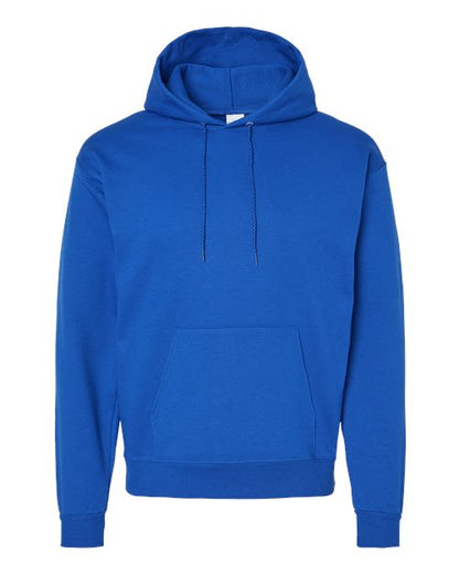 Hanes Unisex EcoSmart® Hooded Sweatshirt - Athletic Royal Front