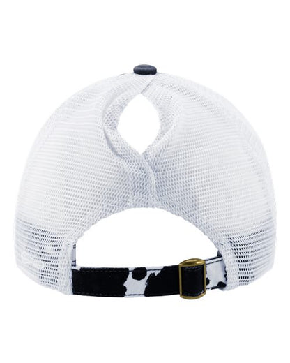 Infinity Her Women's Printed Bill with Mesh Back Cap - Back