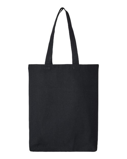 OAD Midweight Recycled Gusseted Tote - Recycled Black Front