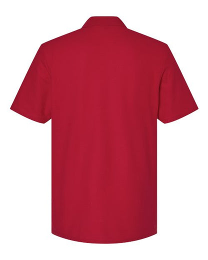 Unisex Softstyle® Pique Polo - Cherry Red Back