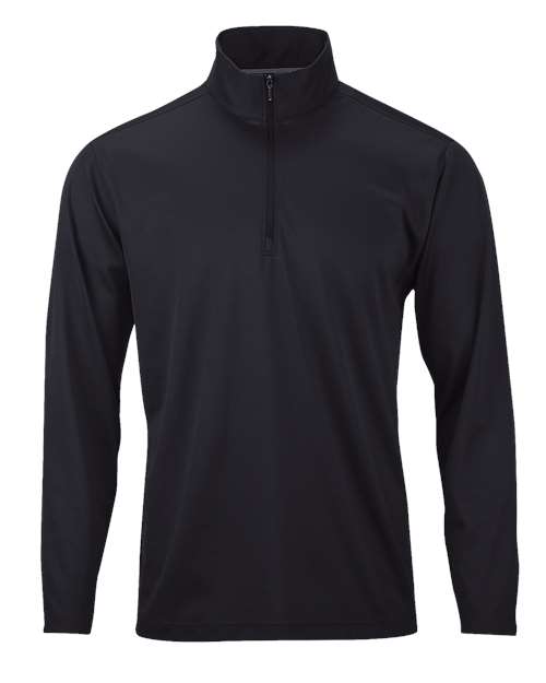 Paragon Men's Breckenridge Quarter-Zip Pullover - Black Front
