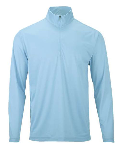 Paragon Men's Breckenridge Quarter-Zip Pullover - Blue Mist Front
