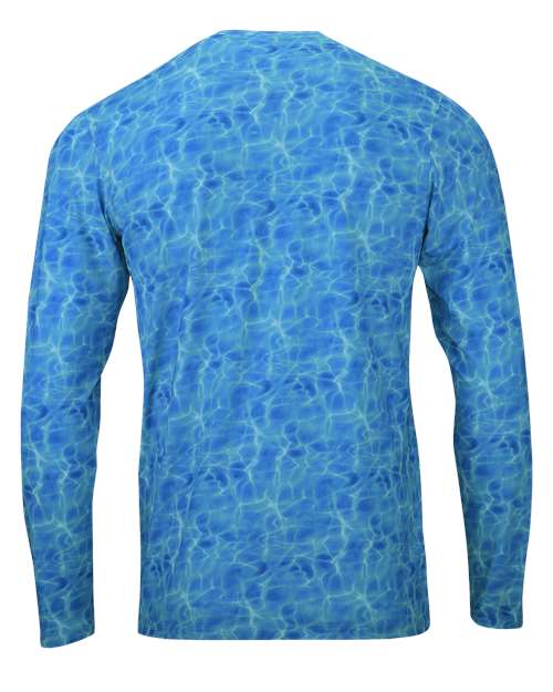 Paragon Men's Belize Sublimated Long Sleeve T-Shirt - Back