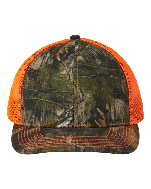 Outdoor Cap Modern Trucker Cap - Country DNA/ Neon Orange Front