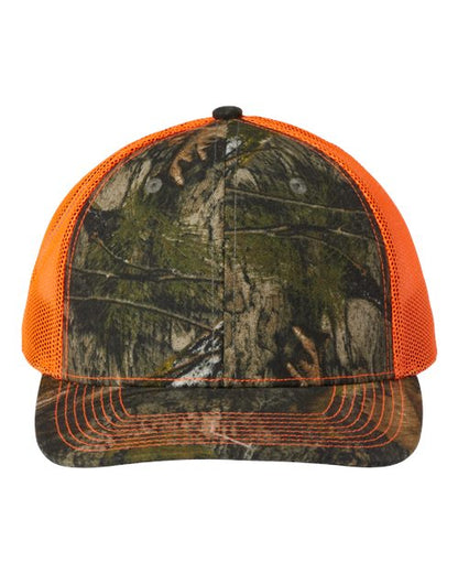 Outdoor Cap Modern Trucker Cap - Country DNA/ Neon Orange Front