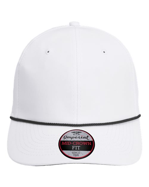 Imperial The Wingman Cap - White/ Black Front