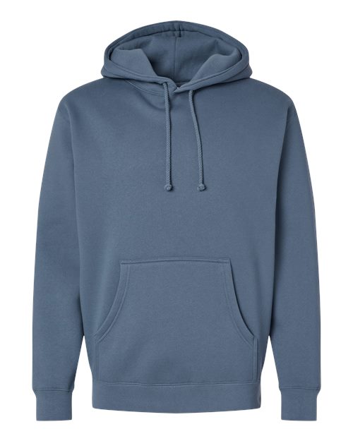 Independent Trading Co. Unisex Heavyweight Hooded Sweatshirt - Storm Blue Front