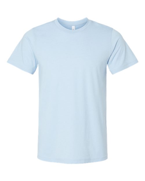 BELLA + CANVAS CVC Jersey Tee - Heather Baby Blue Front