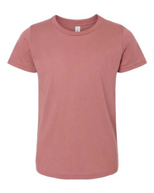 BELLA + CANVAS Youth Jersey Tee - Mauve Front