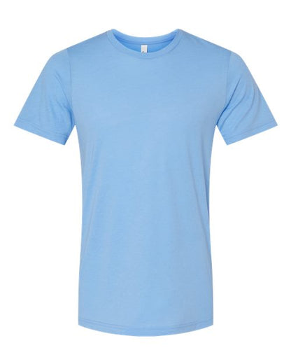 BELLA + CANVAS Triblend Tee - Solid Blue Triblend Front