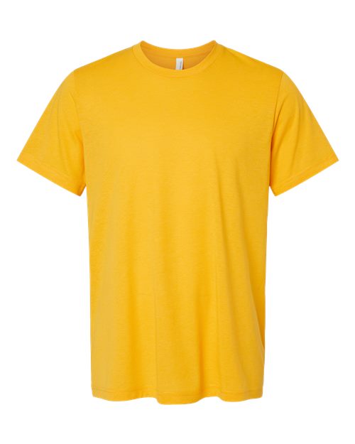 BELLA + CANVAS Triblend Tee - Solid Gold Triblend Front